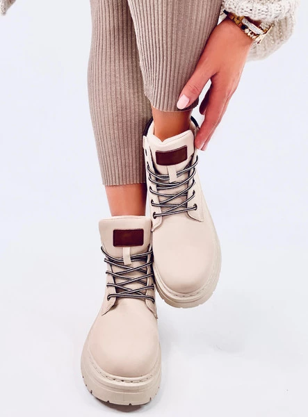 Traperki damskie timberki KELLERS BEIGE