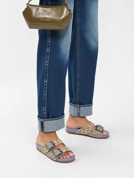 Klapki Daisy Bloom BLUE