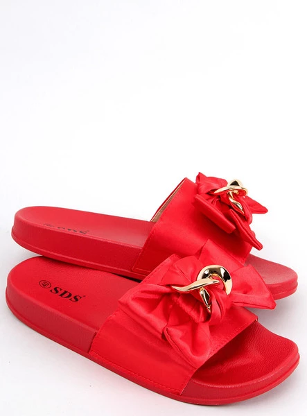 Klapki damskie CAMELIA RED