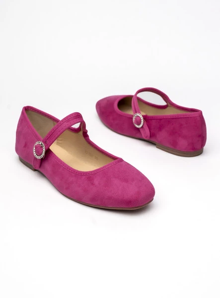 Damskie Baleriny VINTAGE CHARM – FUSHIA