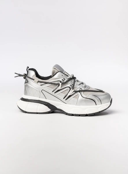 Damskie Sneakersy – Srebrne LUNAR SILVER