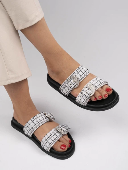 Kozaki damskie eleganckie w kolorze White