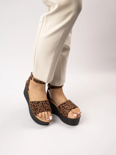 Klapki Eleganza Khaki