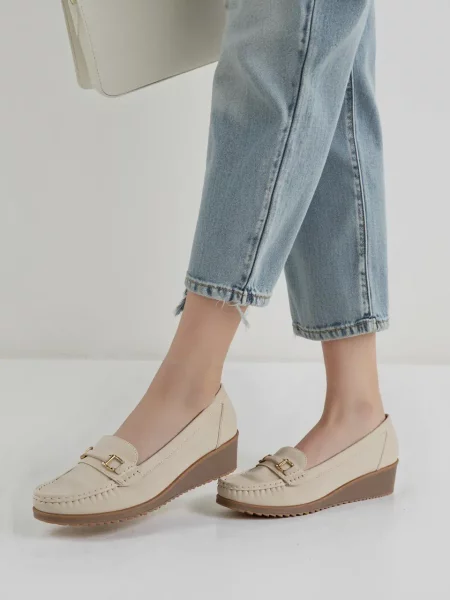Damskie Mokasyny MIRENA BEIGE