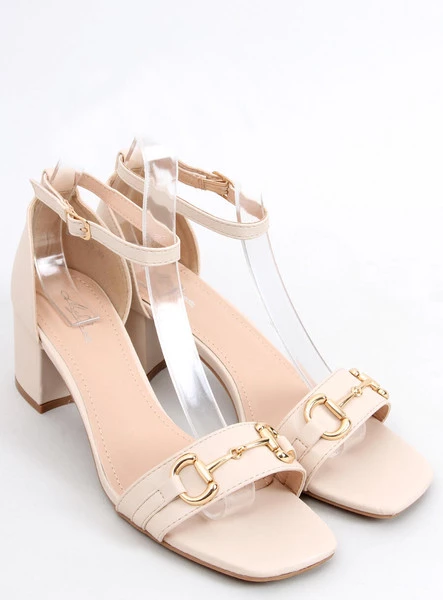 Sandałki na obcasie KSENIA BEIGE