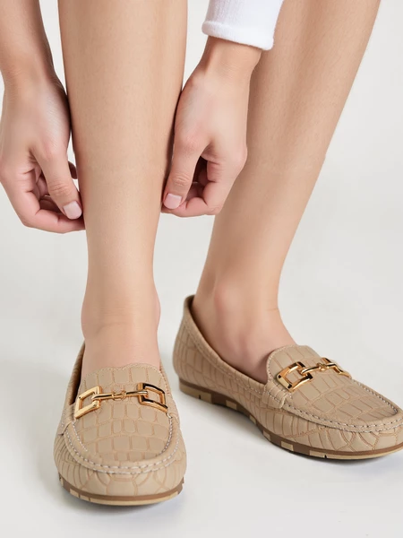 Damskie Mokasyny NICOL BEIGE