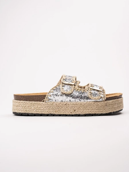 Damskie Klapki SILVER