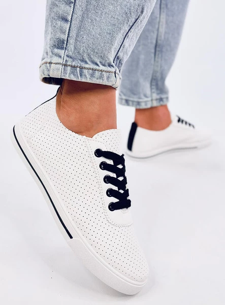 Tenisówki damskie ażurowe COSTIER BLACK