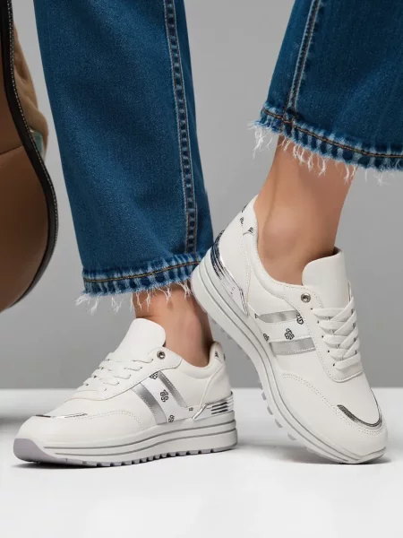 Damskie Sneakersy VELOXA WHITE