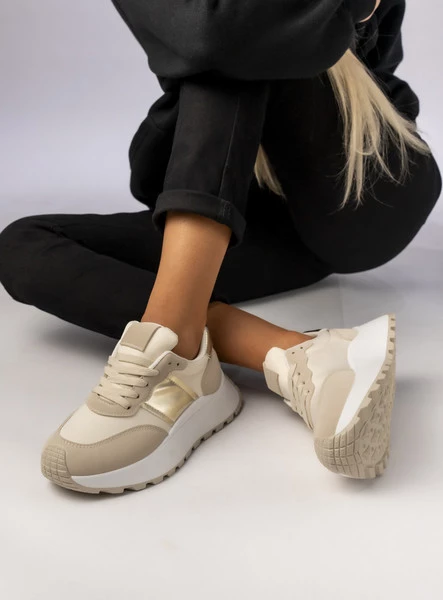 DAMSKIE SNEAKERS LIVIA BEIGE