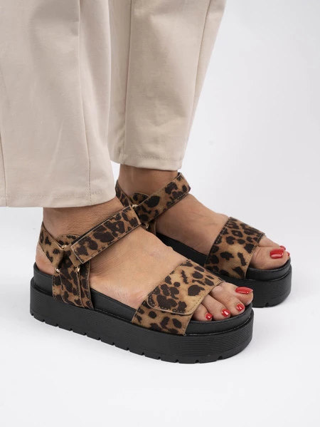 Damskie Sandały LEOPARD