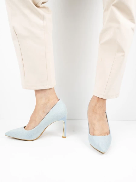 Modne czółenka - Eclanne Cowboy White