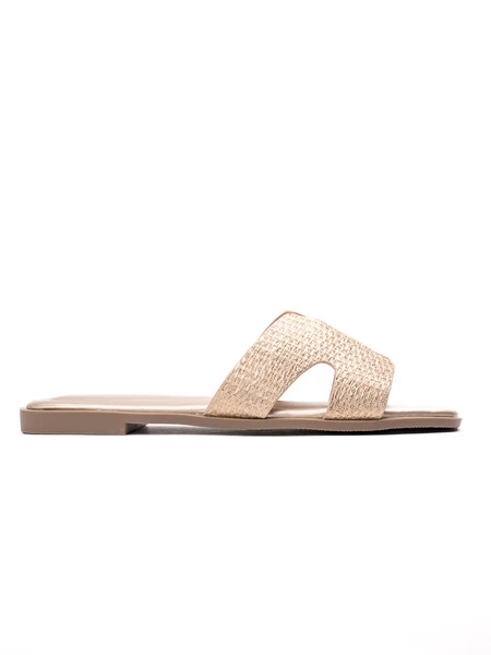 Damskie Klapki CHAMPAGNE