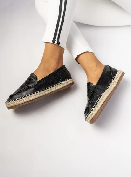 Damskie Mokasyny – Black LUMI BLACK