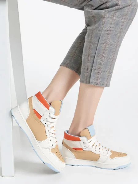 Damskie Sneakersy VELTOX WHITE/KHAKI