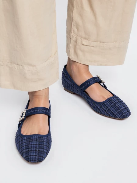 Damskie Baleriny ELIORA – BLUE 