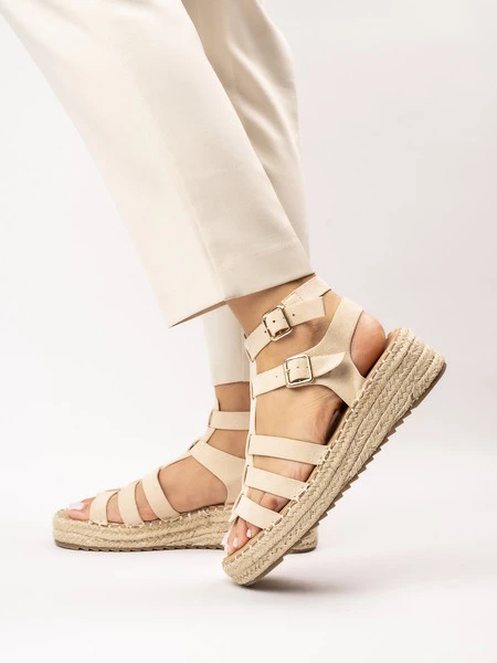Sandały Letnie Bravado BEIGE