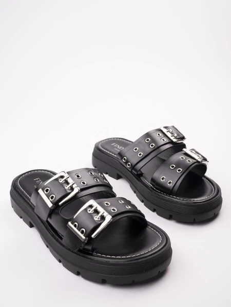 Sandały damskie eleganckie w kolorze Black