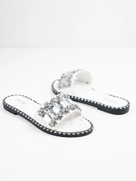 Modne klapki damskie Sparky w kolorze White