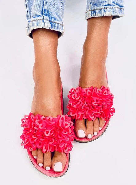 Klapki korkowe BERRY CORAL