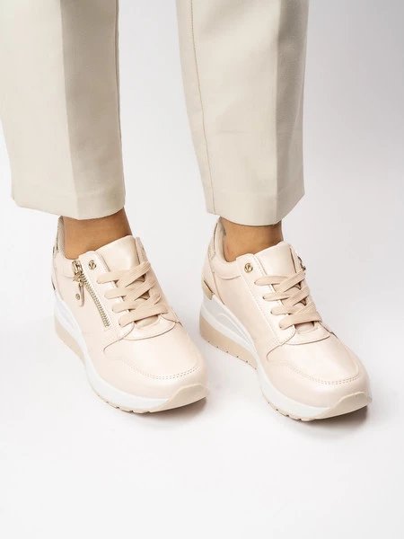 Sneakers Złoty Blask Apricot