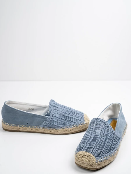 Modne espadryle damskie w kolorze Jeans
