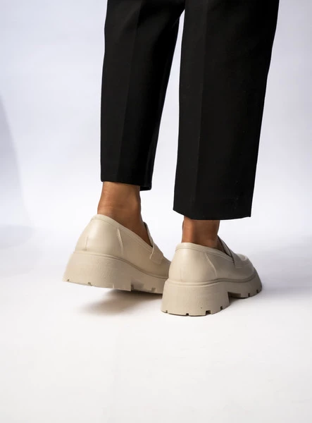 Damskie Mokasyny VIA GIULIA BEIGE