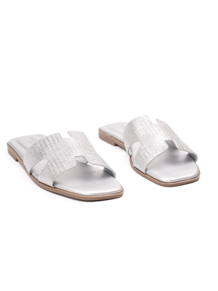 Damskie Klapki SILVER