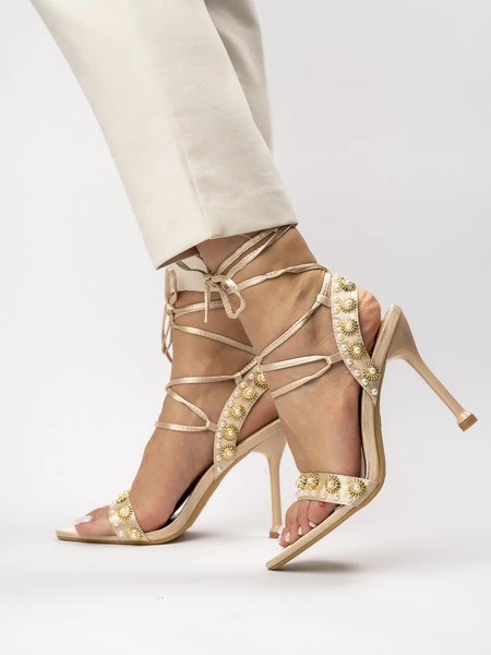 Sandały Carmen Champagne