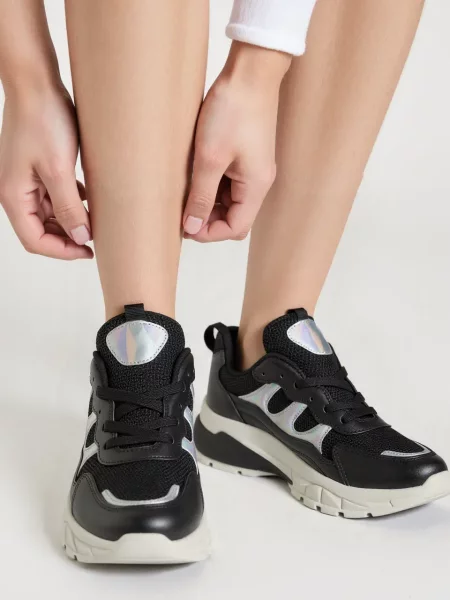 Damskie Sneakersy NEO SPORT BLACK/NOIR