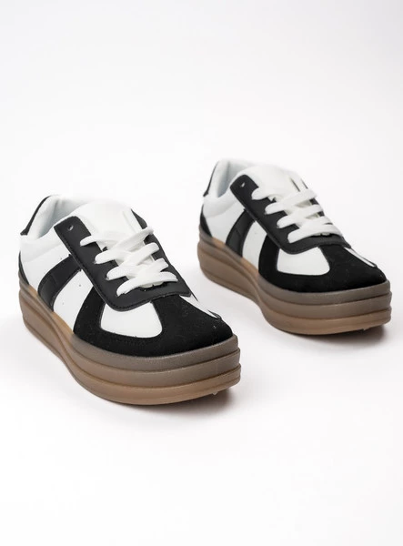 Damskie Sneakersy ALMA BLACK – Minimalistyczny Design i Codzienny Komfort