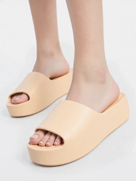 Klapki Relaks Beżowy