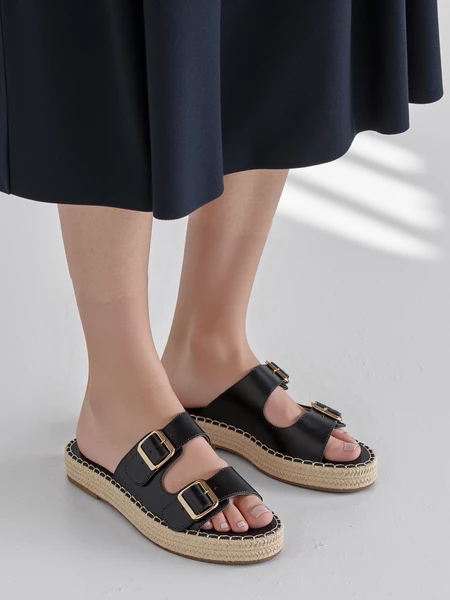 Klapki Wyspiański Czarne