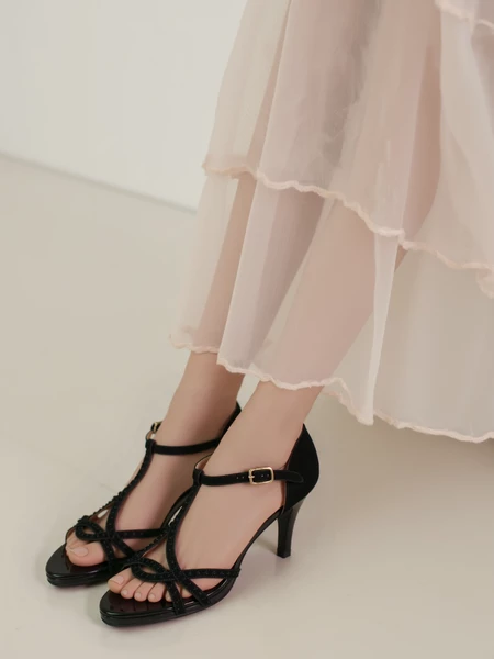 Damskie Sandały Talia BLACK