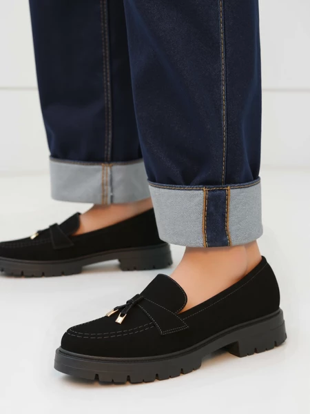 Damskie Mokasyny LOANA BLACK 