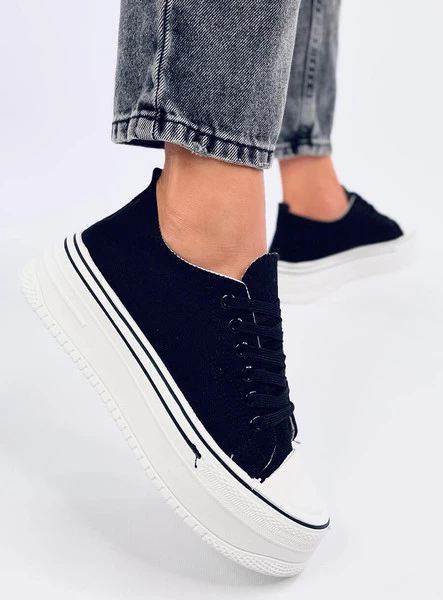 Trampki na wysokiej podeszwie LOIC BLACK