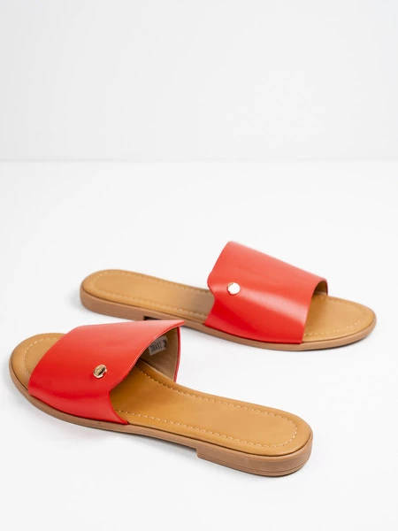 Klapki Marsylia w kolorze Red