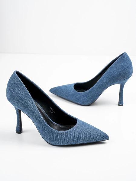 Czółenka Kim w kolorze Jeans