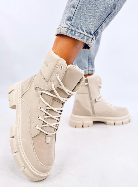 Botki sznurowane ocieplane TOREY WHITE II GATUNEK