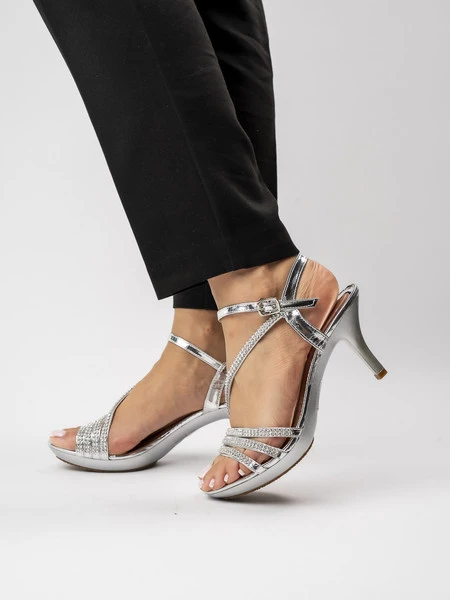Sandały Blask Srebrny