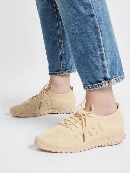 Sneakersy FitWalk Beżowy