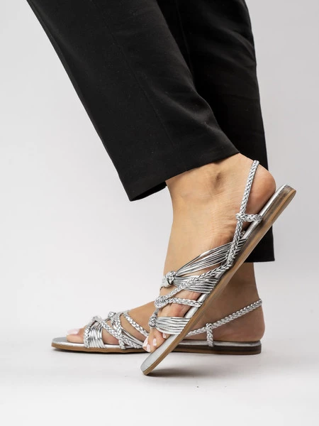 Sandały Livia Silver