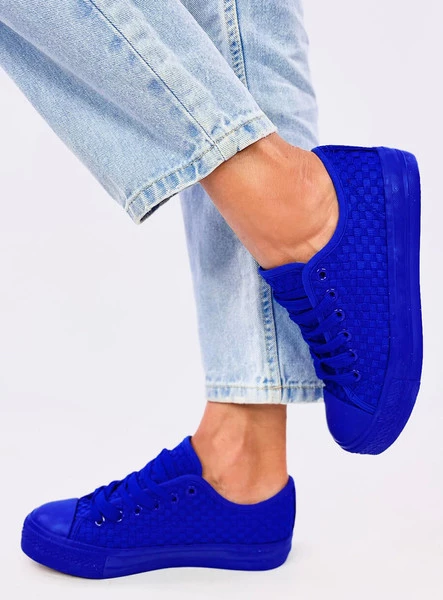 Trampki jednokolorowe SEARS BLUE