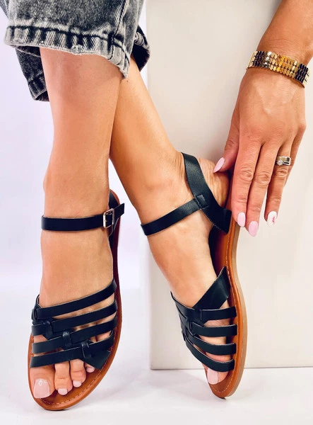 Sandałki damskie SPOKEY BLACK