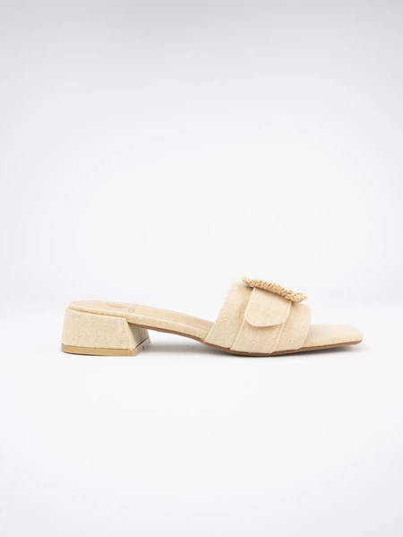 Klapki Eleganca Khaki