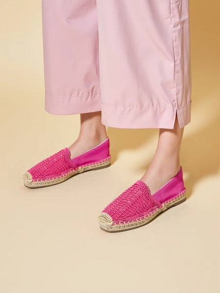 Modne espadryle damskie Fuschia