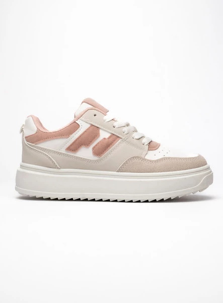 Damskie Sneakersy NORVIN – White/Pink