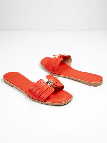 Klapki Aleksa w kolorze Red