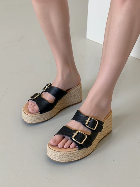 Klapki Eleganzia Czarne