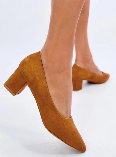 Czółenka na niskim obcasie TRABERSI CAMEL